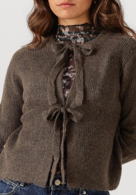 Bruine OBJECT Vest OBJPARVI KNIT CARDIGAN - large