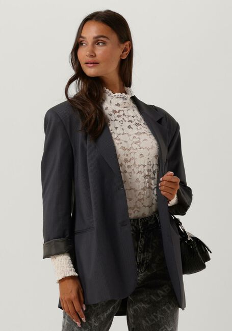 Ecru ALIX THE LABEL Blouses LADIES KNITTED STRETCH LACE TOP - large