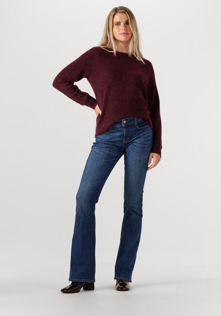 Bordeaux SELECTED FEMME Trui SLFLULU LS KNIT O-NECK - large
