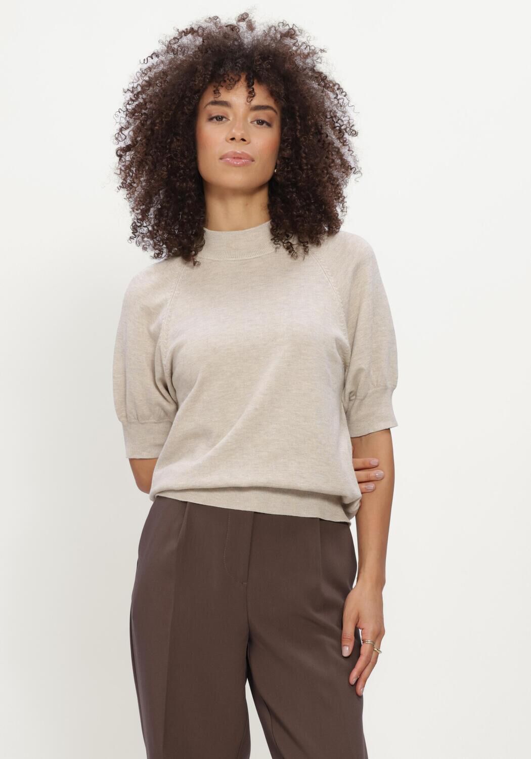 Zand BRUUNS BAZAAR Truien/vesten ANEMONEBBHALIAS KNIT - large