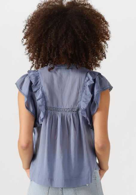 Blauwe NEO NOIR Blouses JAYLA S VOILE TOP - large
