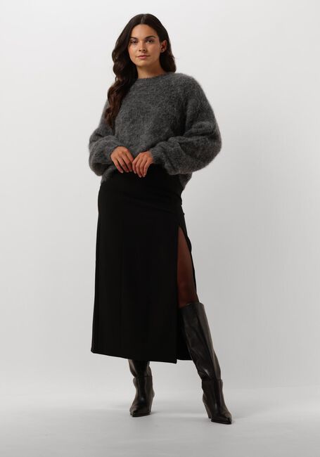 Grijze GESTUZ Trui SABIGZ SHORT PULLOVER - large