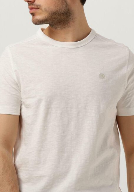 Witte CAST IRON T-shirt SHORT SLEEVE R-NECK ORGANIC COTTON SLUB ESSENTIAL - large