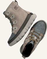 Taupe SOREL Enkelboots EXPLORER II JOAN FAUX FELT WP Taupe SOREL Enkelboots EXPLORER II JOAN FAUX FELT WP - medium
