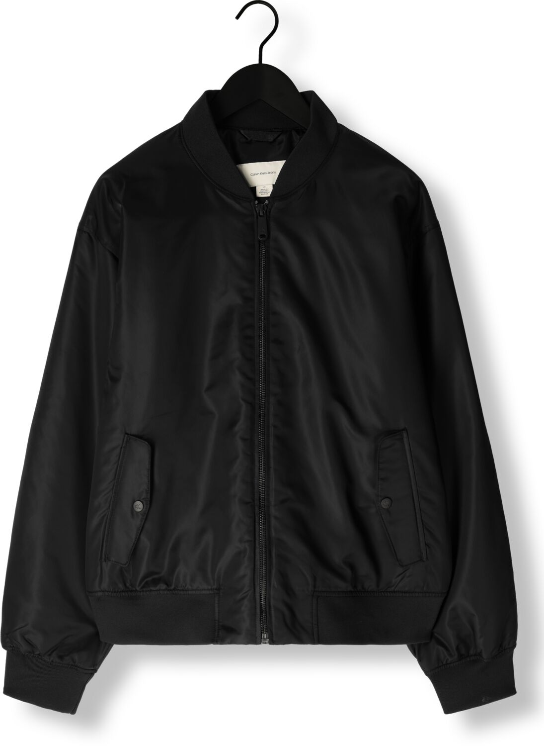 CALVIN KLEIN Heren Jassen Ls Nylon Padded Hero Bomber Zwart