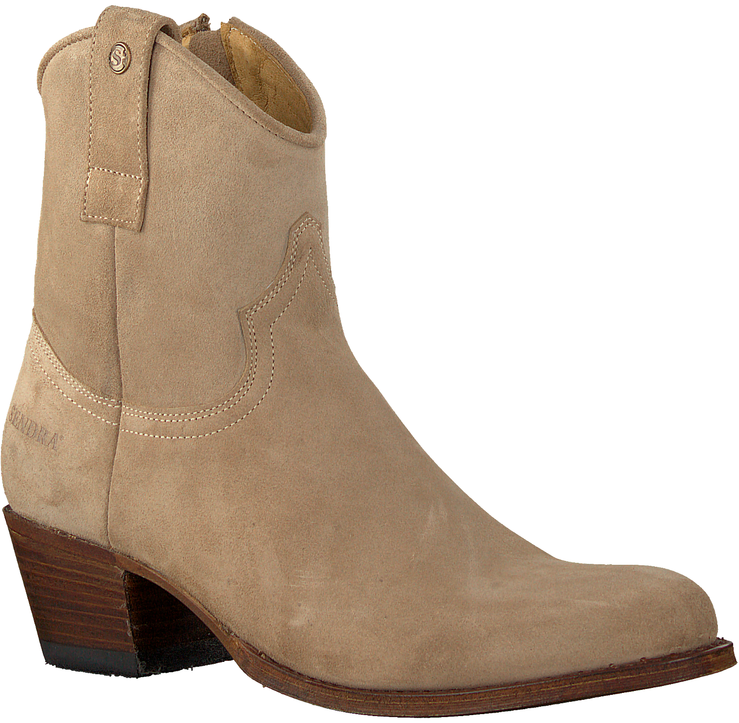 Beige SENDRA Enkellaarsjes 16751 | Omoda Beige SENDRA Enkellaarsjes 16751 | Omoda