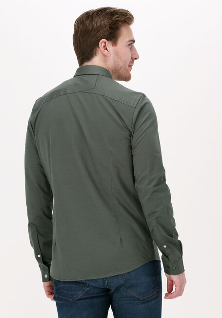 Groene CAST IRON Casual overhemd LONG SLEEVE SHIRT TWILL JERSEY - large