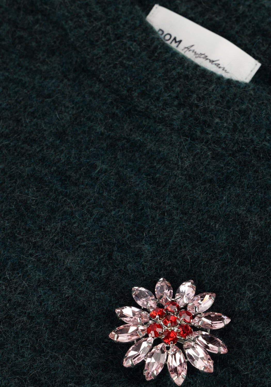 Groene POM AMSTERDAM Trui TEAL GREEN - large