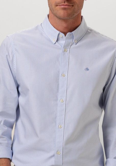 Blauwe SCOTCH & SODA Casual overhemd OXFORD STRIPE - large