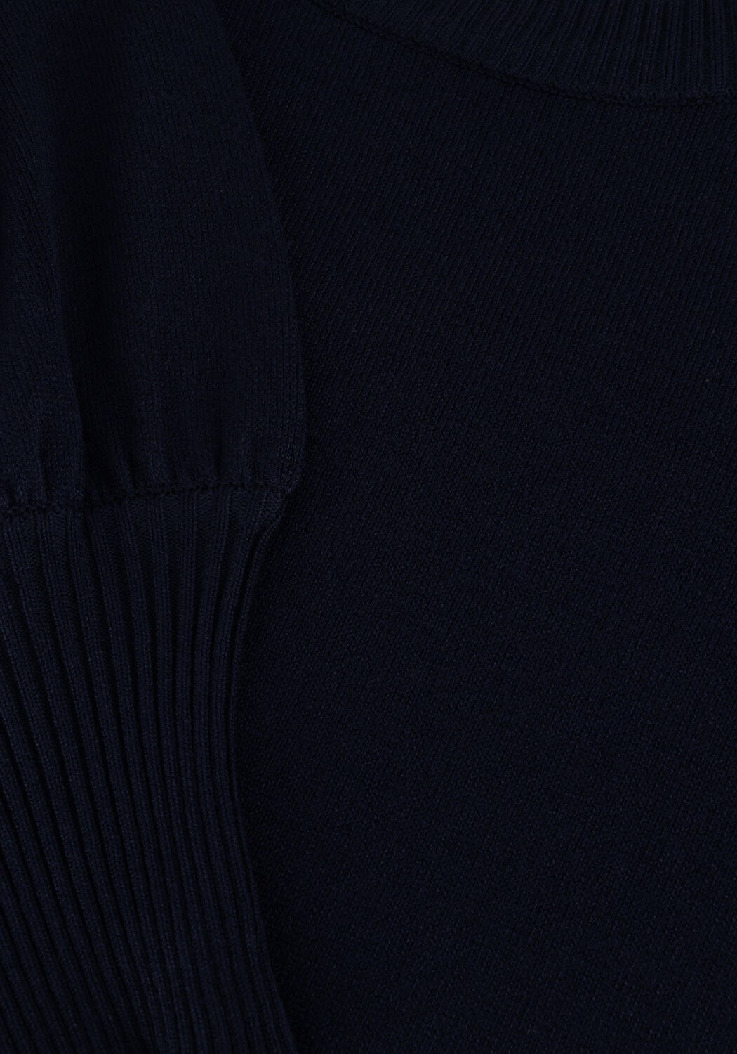 Donkerblauwe MINUS Trui LIVA LONG SLEEVE PULLOVER - large