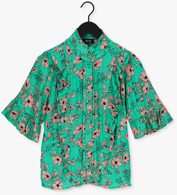 Groene ALIX THE LABEL Blouse NAIVE FLOWER BLOUSE - large