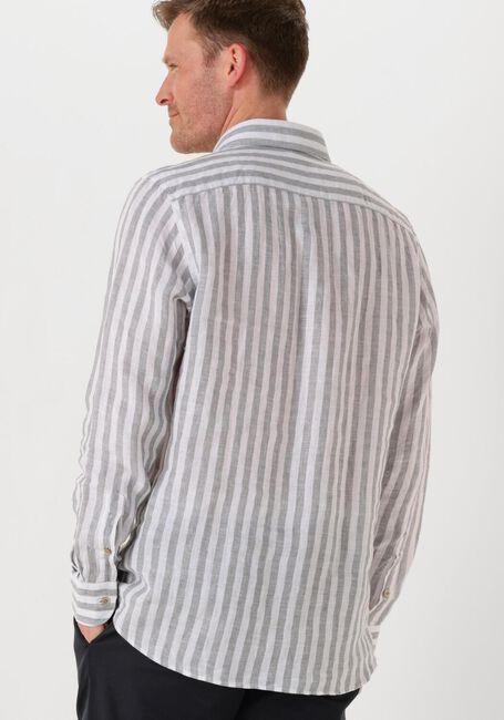 Witte PROFUOMO Klassiek overhemd SHIRT X-CUTAWAY LINEN - large
