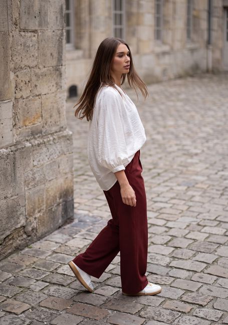 Bordeaux GRACE & MILA Wijde broek TROUSER - large