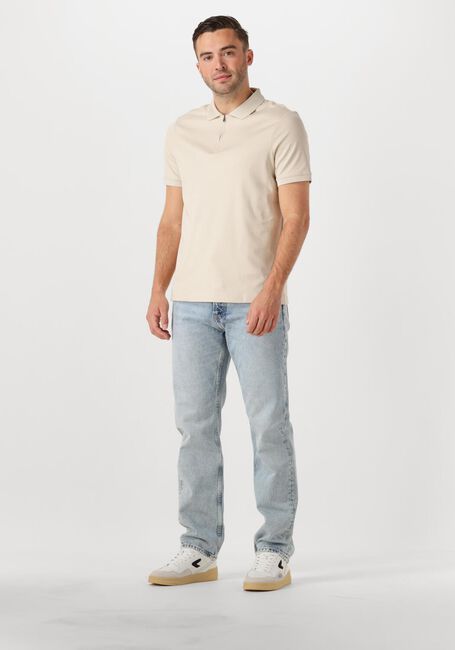 Beige CALVIN KLEIN Polo LIQUID TOUCH WELT ZIP POLO - large