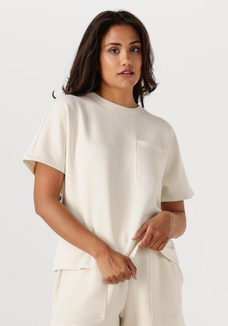 Ecru MSCH COPENHAGEN Top MSCHHARISSA IMA Q SS SWEATSHIRT - large