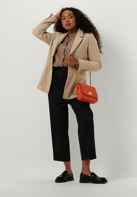 Bruine OBJECT Trui OBJOPHELIA L/S KNIT CARDIGAN REP - large