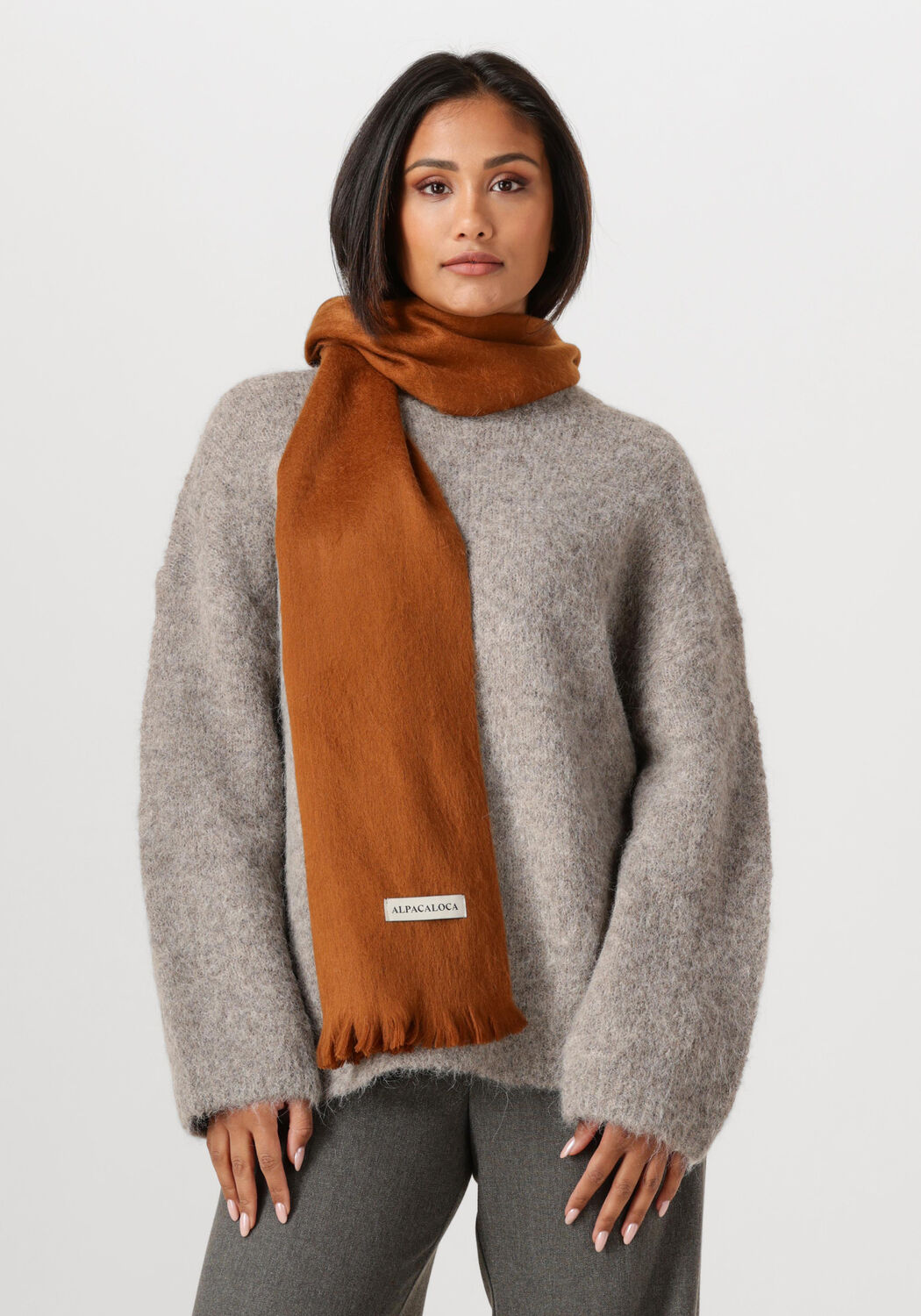 Camel ALPACA LOCA Sjaal SLIM SCARF