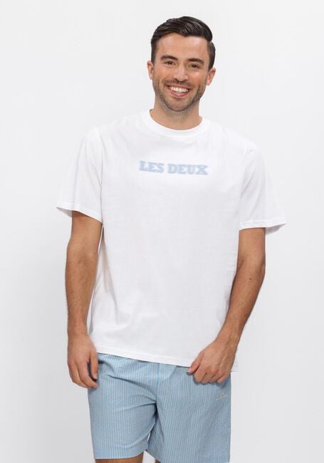 Witte LES DEUX T-shirt BRADY LOGO T-SHIRT - large