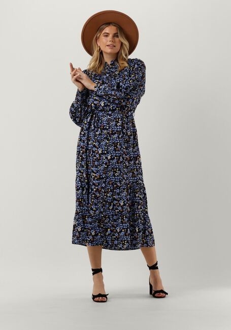Donkerblauwe FABIENNE CHAPOT Midi jurk NOA DRESS 126 - large