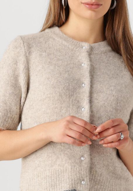 Beige MY ESSENTIAL WARDROBE Vest ELLIEMW KNIT CARDIGAN SS - large
