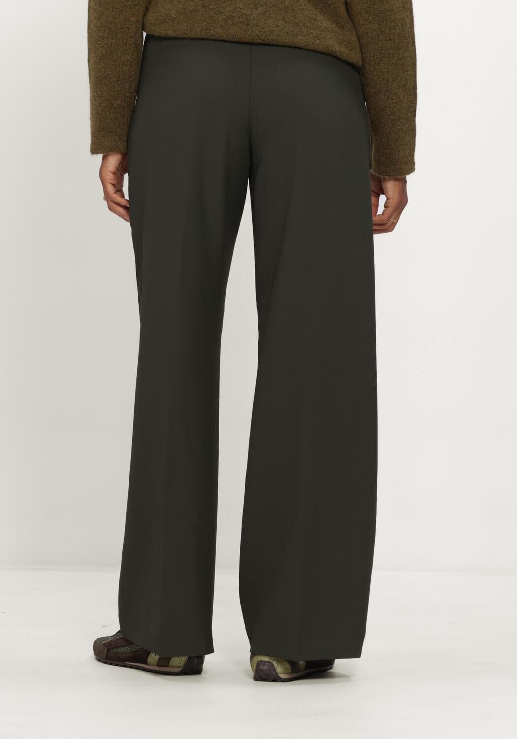 Roze MOS MOSH Wijde broek MMLEYA MILEY PANT - large