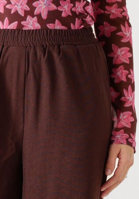 Bruine YDENCE Wijde broek PANTS YADE TALL - large
