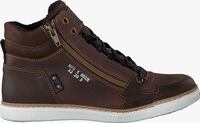 Bruine BULLBOXER AGM531 Hoge sneaker - medium