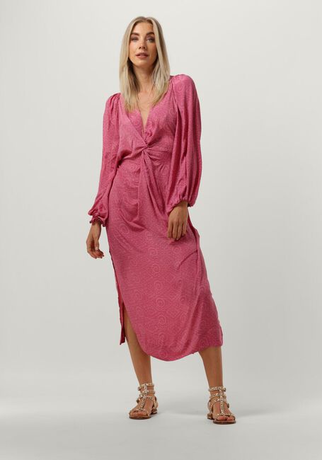 Roze SISSEL EDELBO Midi jurk CHERILYN DRESS - large