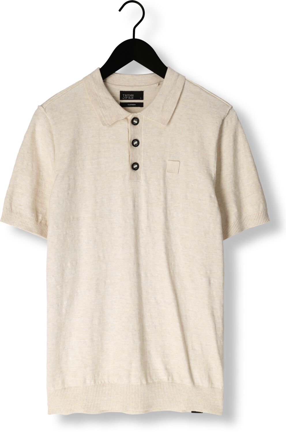 BUTCHER OF BLUE Heren Polo's & T-shirts Lt Clifden Polo Beige