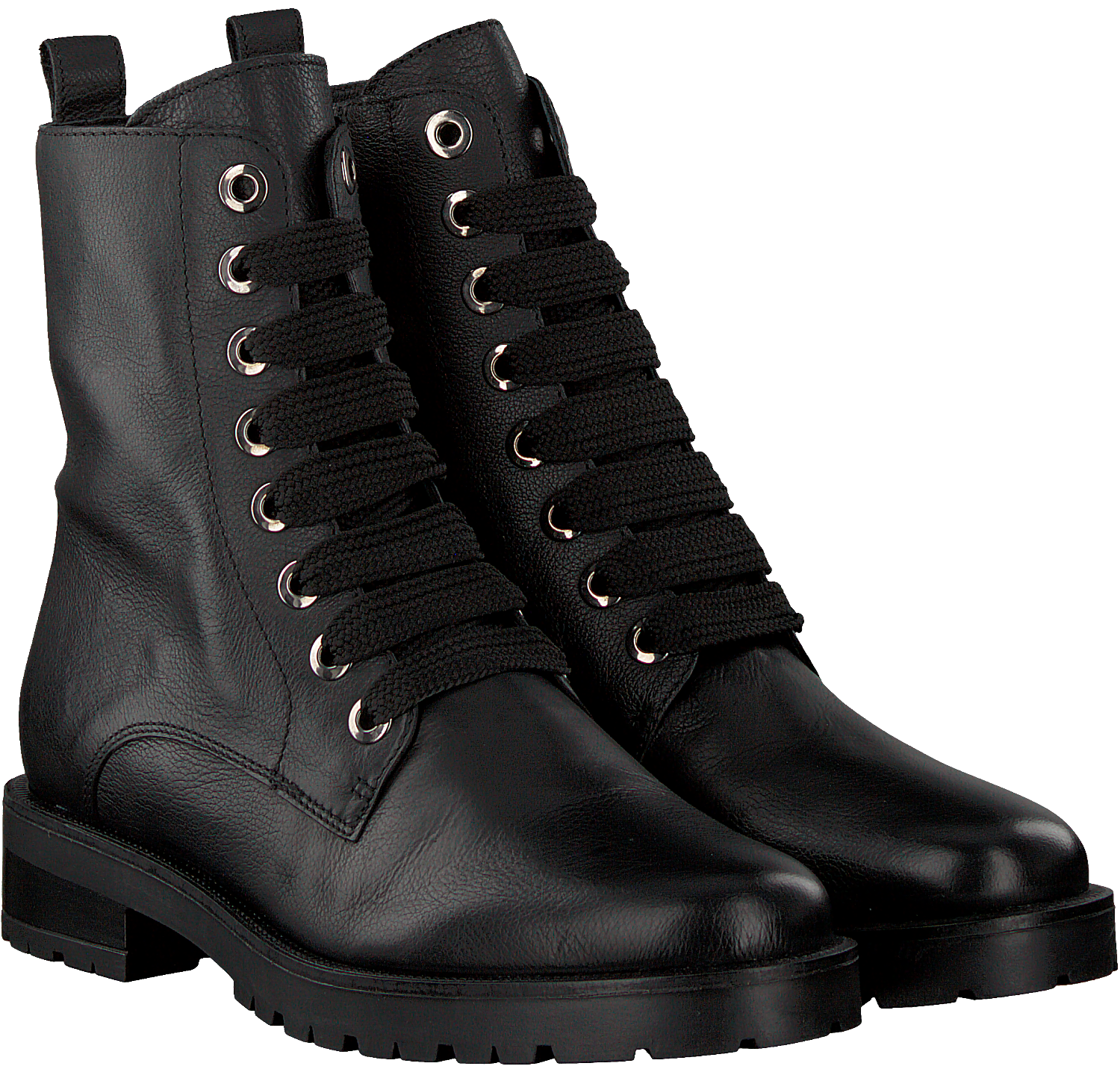 Zwarte OMODA Veterboots 44067 | Omoda Zwarte OMODA Veterboots 5457 | Omoda