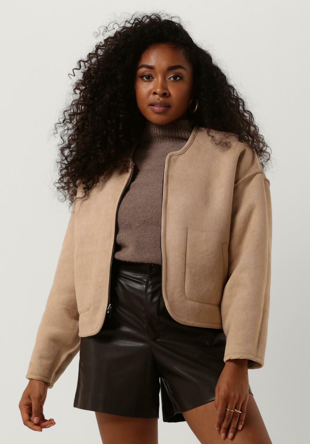 Jacket knit top