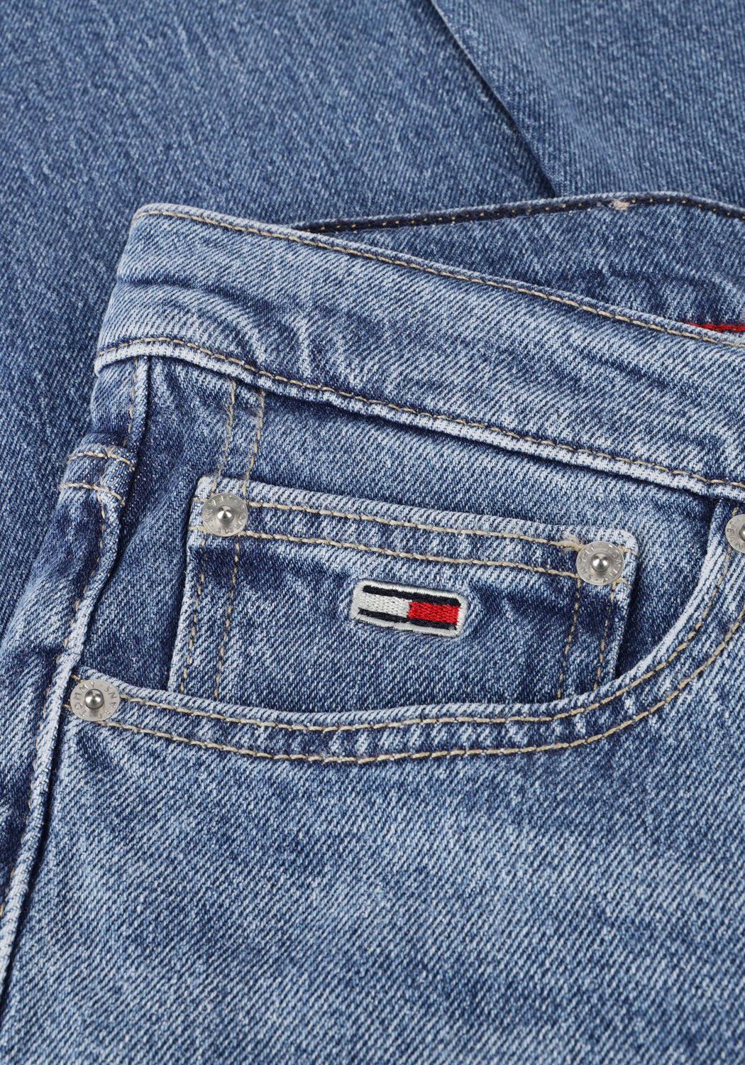 Blauwe TOMMY JEANS Tapered jeans DAD JEANS RGLR TPRD CHO130 - large