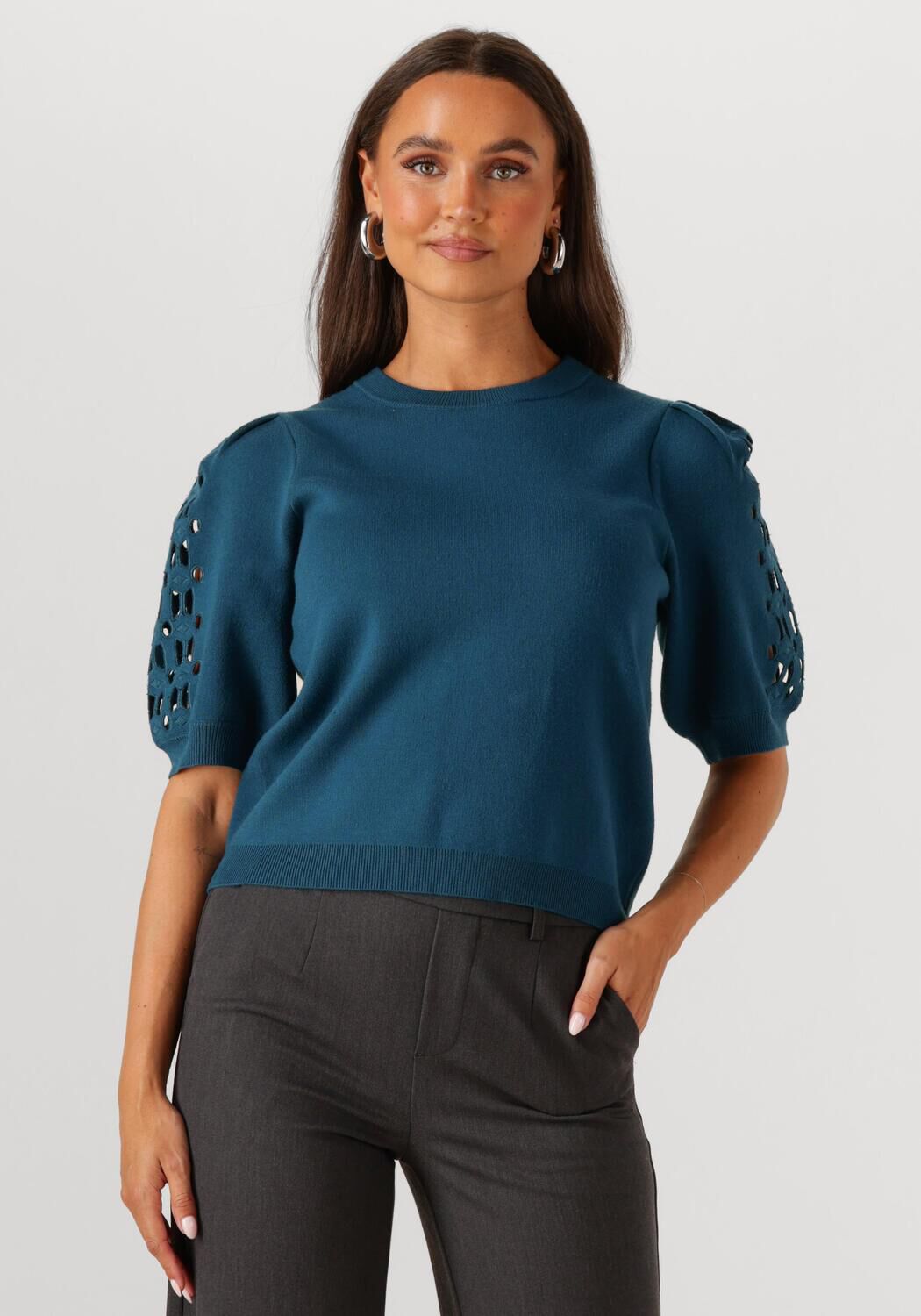 OBJECT Dames Truien & Vesten Objyuki S s Re Knit Pullover 140 Blauw