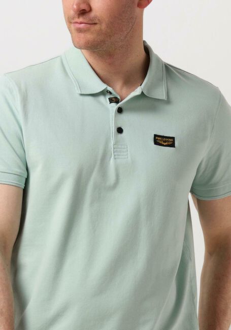 Blauwe PME LEGEND Polo SHORT SLEEVE POLO TRACKWAY - large