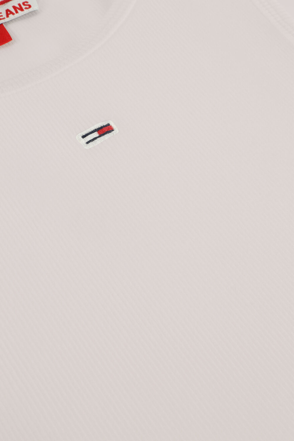 Witte TOMMY JEANS Top TJW ESSENTIAL RIB TANK - large