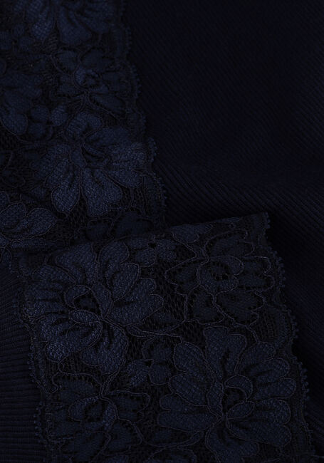 Donkerblauwe ROSEMUNDE Top BERNADINE ORGANIC T-SHIRT LACE Donkerblauwe ROSEMUNDE Top BERNADINE ORGANIC T-SHIRT LACE - large