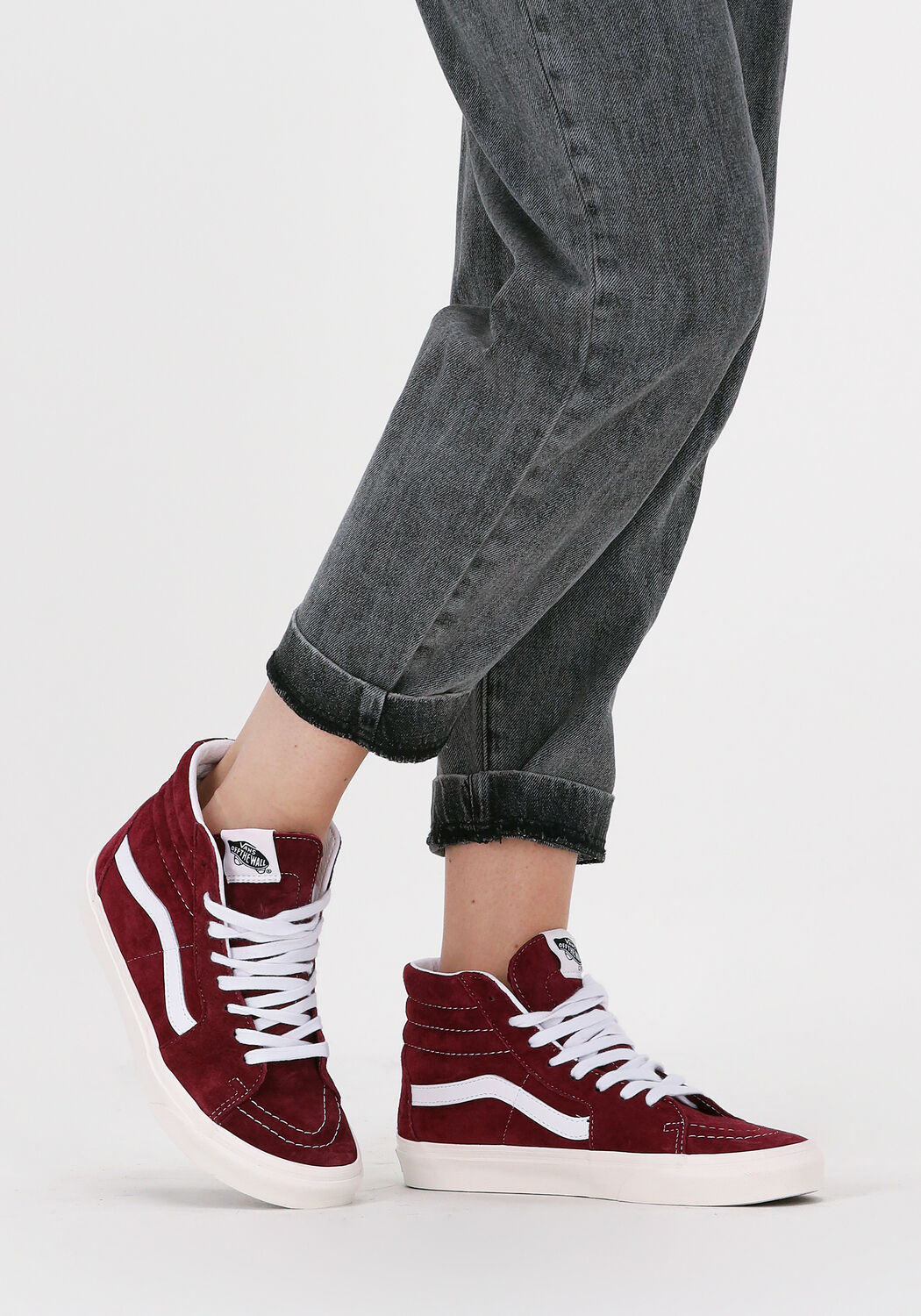 rode vans hoge sneaker ua sk8 hi dames