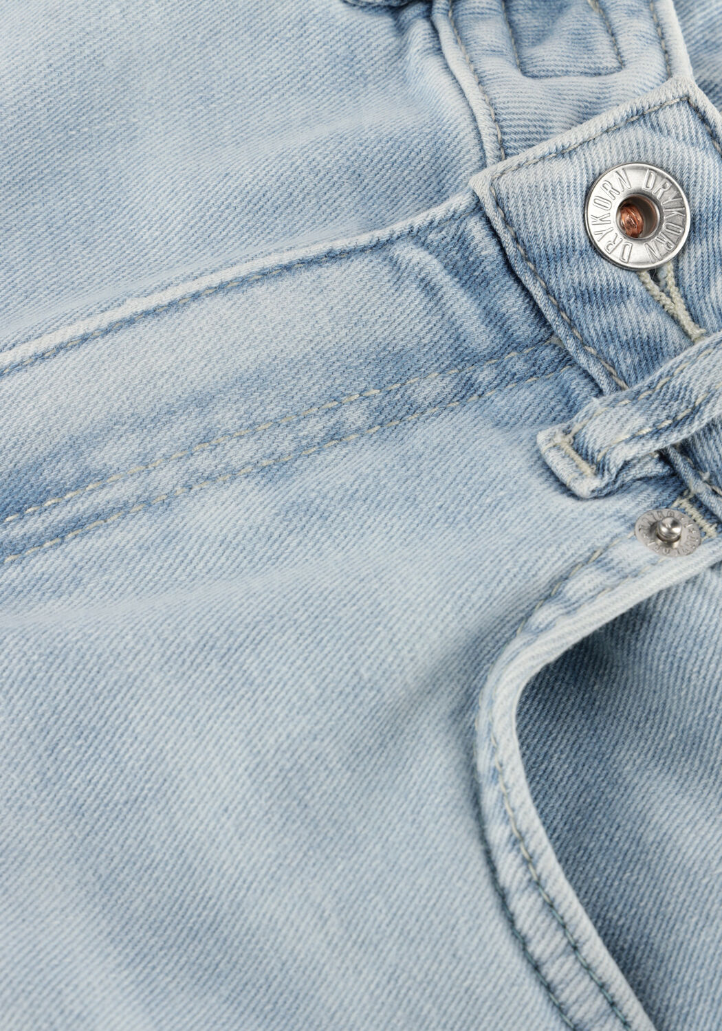 Lichtblauwe DRYKORN Wide jeans MEDLEY - large