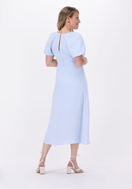 Lichtblauwe NEO NOIR Maxi jurk BOMBA SOLID DRESS - large