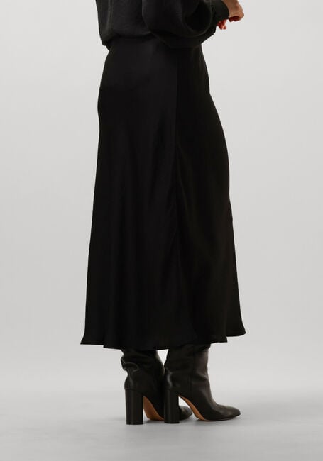 Zwarte SUMMUM Midirok SKIRT HEAVY SILK TOUCH - large