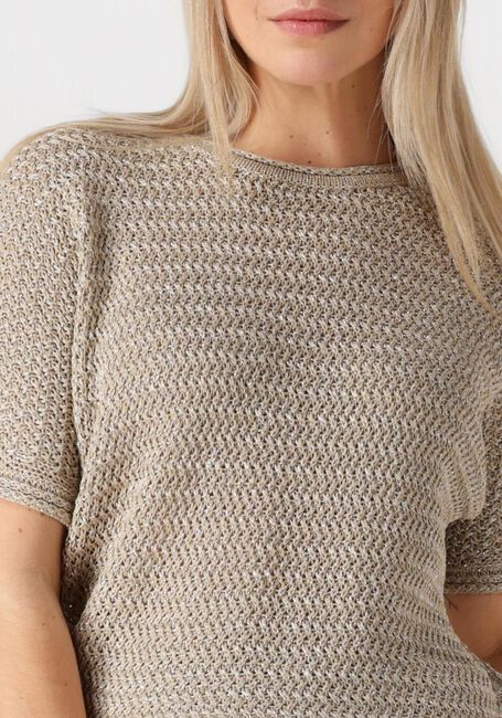 Beige BEAUMONT Trui HEARTY PULLOVER - large