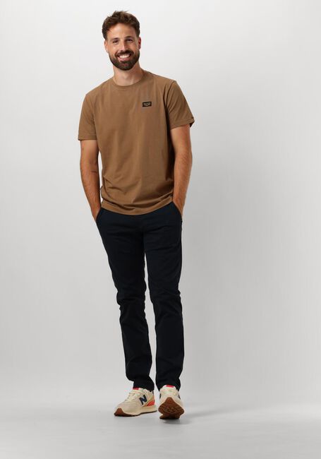 Bruine PME LEGEND T-shirt SHORT SLEEVE R-NECK GUYVER TEE Bruine PME LEGEND T-shirt SHORT SLEEVE R-NECK GUYVER TEE - large