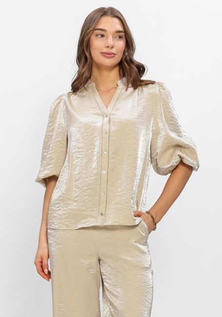 Beige NUKUS Blouses ROSIE BLOUSE SHINY - large