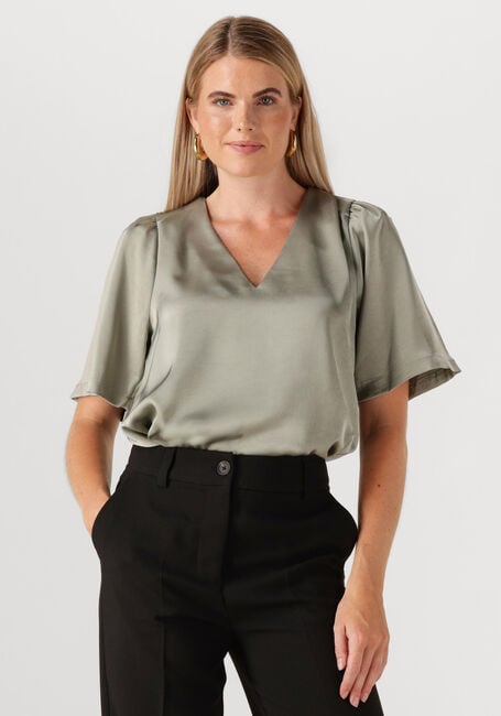 Groene NEO NOIR Blouses LARGO HEAVY SATEEN BLOUSE - large