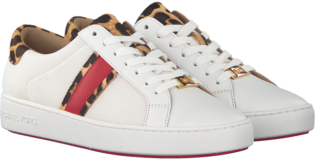 witte michael kors sneakers irving lace up