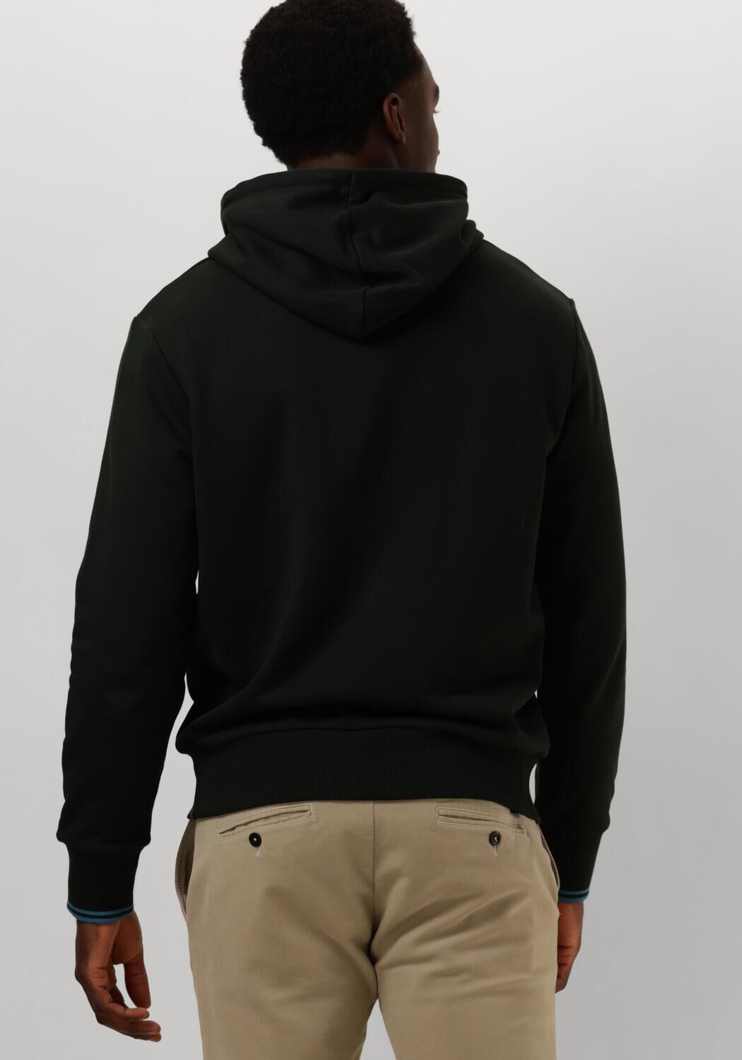 FRED PERRY Heren Truien & Vesten Tipped Hooded Sweatshirt Groen