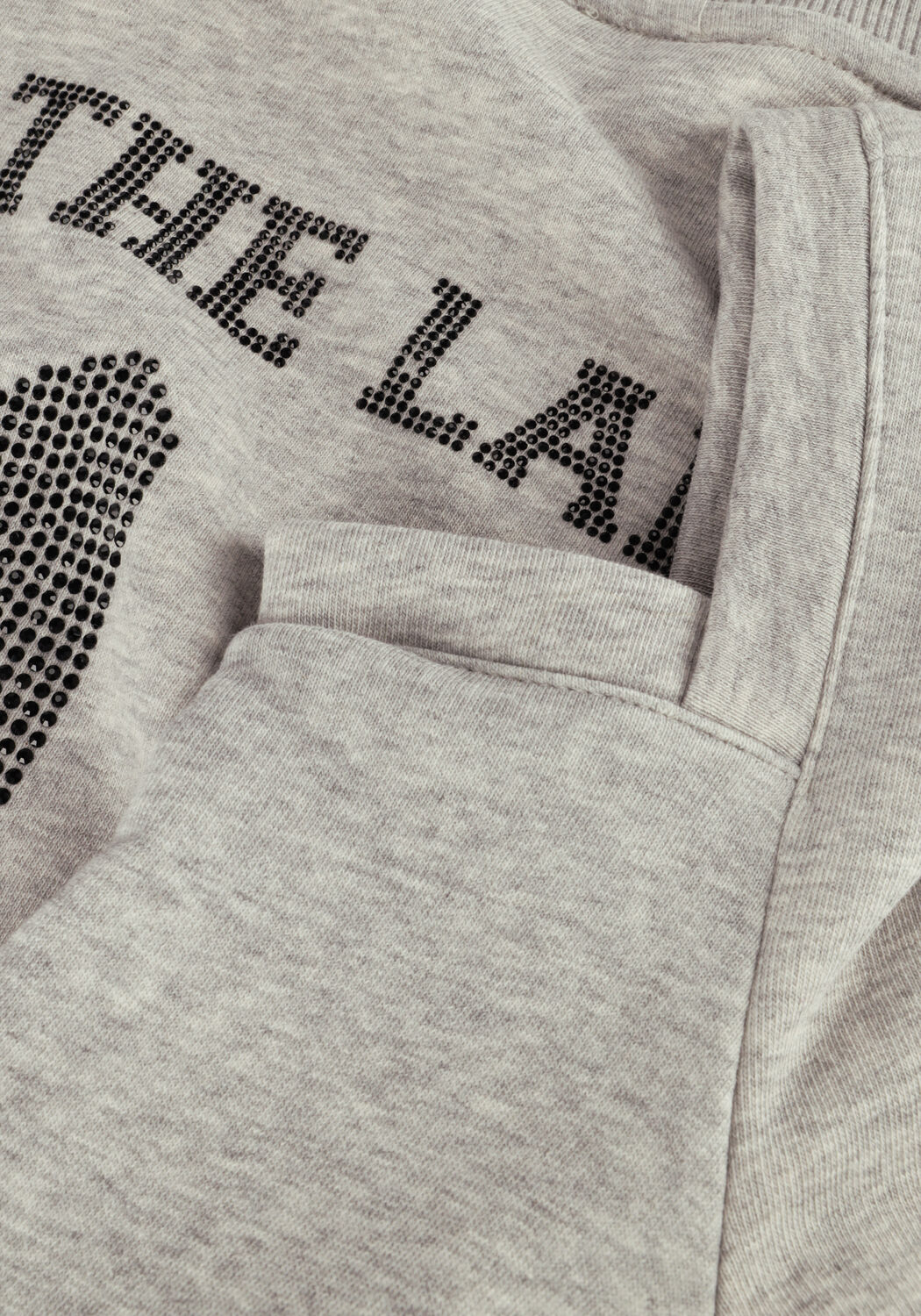 Grijze ALIX THE LABEL Trui LADIES KNITTED CUT OUT SWEATER - large