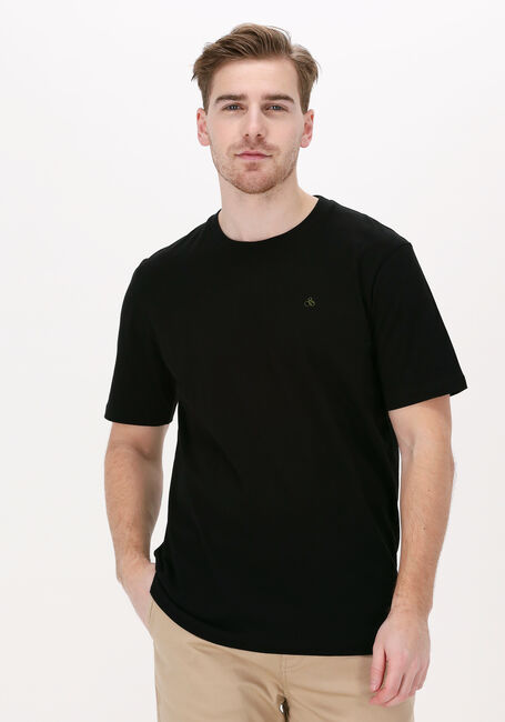 Zwarte SCOTCH & SODA T-shirt CREWNECK JERSEY T-SHIRT - large
