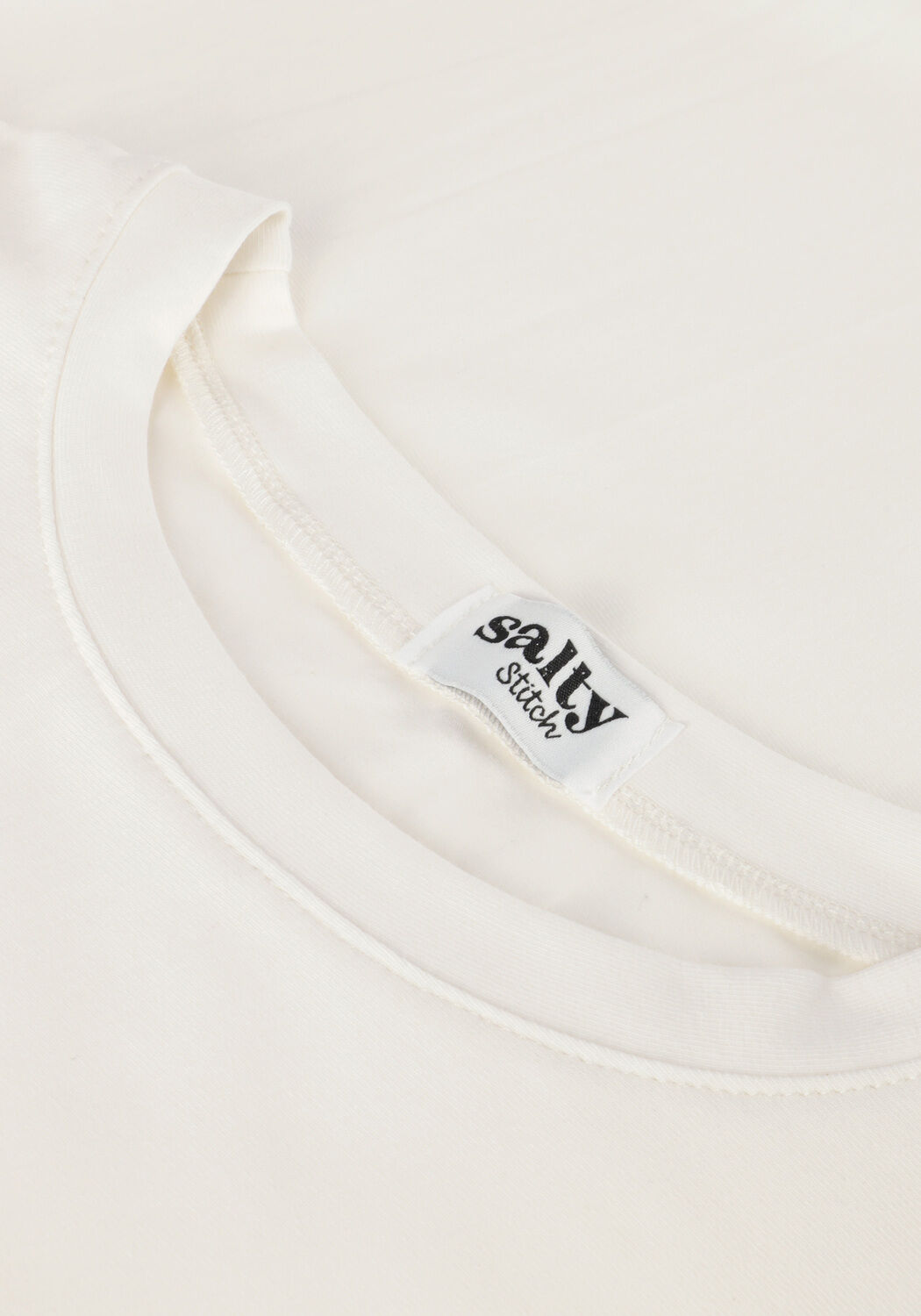 Witte Salty Stitch T-shirt OVERSIZED TEE - OFF WHITE - large