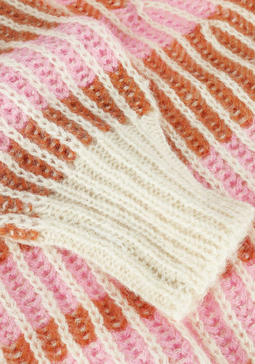 Roze Y.A.S. Trui YASCHRISNA LS KNIT PULLOVER - large